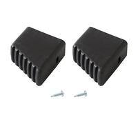 KRAUSE Pie MONTO (par) 40x20 mm, negro