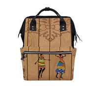 MONTOJ African Black Girls Canvas Travel Bag Campus Backpack Negro alfonbrilla para ratón
