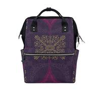 Montoj Arthouse Sophie Conran Zaggaro - Mochila de Lona, diseño de medallón Morado