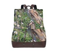 Montoj Barn Owl Tie On Deadman Bolsa de viaje de piel para campus