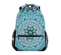 Montoj Bleu Mandala Sac de Voyage Campus Sac à Dos Unisexe école Sac à Dos OneSize 1