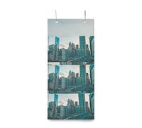 Montoj Chicago City - Organizador de puerta para cuarto de baño