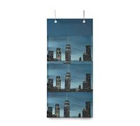 Montoj Chicago City - Organizador de puerta para cuarto de baño