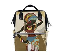 Montoj Cool Art African Art - Mochila de Lona para Mujer