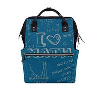 Montoj Love Math Mochila de Lona para Viajes