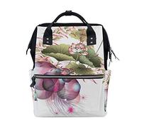 MONTOJ Magic Lotus Butterfly - Mochila de Lona para Viajes