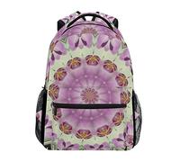 Montoj Mandala Indien Sac de Voyage Campus Sac à Dos Unisexe école Sac à Dos OneSize 2