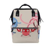 MONTOJ Mascote and Octopus Mochila de Lona para Viajes