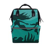Montoj Mermaid In The Ocean Mochila de Lona para Viajes