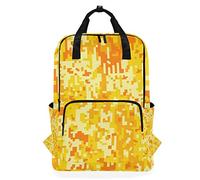 MONTOJ Mochila de Viaje Amarillo Camuflaje Mochila Escolar