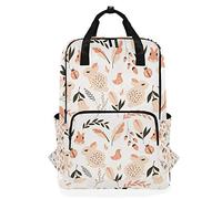 Montoj Mochila de Viaje con Dibujos Animados y Plantas Naturales Mochila Escolar