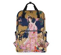 MONTOJ Mochila de Viaje con diseño de Geisha Japonesa