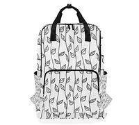 Montoj Mochila de Viaje con diseño de Hojas de caniche, Mochila Escolar