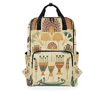 MONTOJ Mochila de Viaje con Elementos egipcios Antiguos, Mochila Escolar