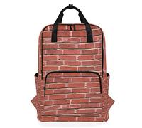MONTOJ Mochila de Viaje con Textura de ladrillo para la Pared Mochila Escolar