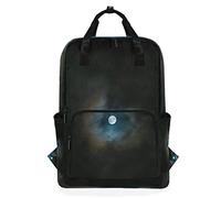MONTOJ Mochila de Viaje Oscura Noche Completa Luna Mochila Escolar