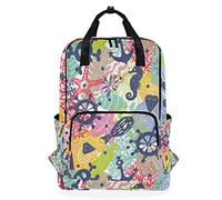 Montoj Mochila de Viaje Pirata Marina Vida Escuela Mochila