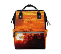 MONTOJ Mountain Red Cloud Sunset lona Bolsa de viaje Campus Mochila