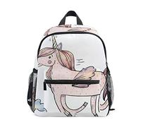 MONTOJ Running Unicorn Bookbag Bolsa de viaje Packable School Daypack