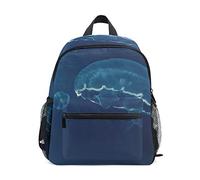 MONTOJ Under Sea Medusas Bookbag Bolsa de viaje Packable School Daypack