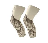 Montoj Wolf Sketch Design Flex - Rodillera de compresión para menisco desgarro/artritis/recuperación rápida