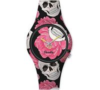 Montre Doodle Santa Muerte Mood Fleur Rose