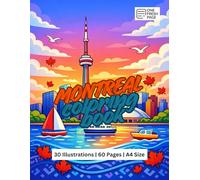 Montreal Coloring Book: A Visual Escape Through the Iconic Streets and Landmarks of Canada’s Cultural Capital: Relaxing Cityscapes and Hand-Drawn ... Historic Architecture for Adults and Teens