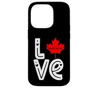 Montreal Love Home - Árbol de Navidad Canadiense con Bandera de Canadá Carcasa para iPhone 14 Pro