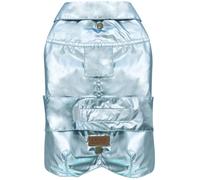 MONTREAL PERLA abrigo impermeable azul con forro polar extraíble para perros Cro