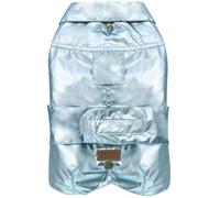 MONTREAL PERLA abrigo impermeable azul con forro polar extraíble para perros Cro