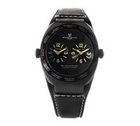 Montres De Luxe Reloj Unisex Analogico Cuarzo con Correa de Piel 09BK-3003