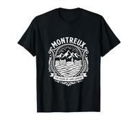 Montreux The Pearl of Lake Geneva Switzerland Travel Classic Camiseta