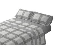 Montse Interiors, S.L. Juego de Sábanas Térmica de Franela 170gr/m2 algodón 100% (Elton, para Cama de 150x190/200)