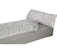 Montse Interiors, S.L. Saco nórdico Cuna o maxicuna + Relleno (Cama de Maxi Cuna de 70x140, Moon Gris)