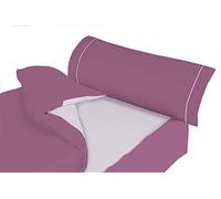Montse Interiors, S.L. Saco nórdico Estampado con Cremallera y Bajera Ajustable (para Cama de 80x190/200, RIBET Lila)