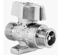 MONTSERRAT Llave DE Gas 1/2" con LIMITADOR DE Fluido DE LATÓN Cromado (Certificado AENOR)