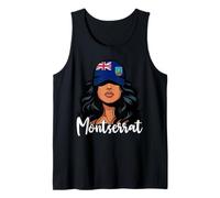 Montserratian Girl Bandera de Montserrat Orgullosas Mujeres Montserratianas Camiseta sin Mangas