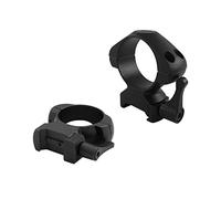 Montura Alta en Acero Parabellum para Visor de Tubo 30 mm. Carril Weaver Picatinny. Anillas Mira Telescópica Desmontable Rápido. (Juego de 2 Unidades)