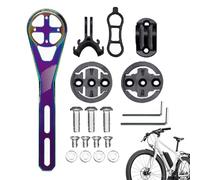 Montura De Bicicleta para Ciclocomputador - Soporte Extendido De Aleación De Aluminio | Montura para Manillar de Bicicleta | para Camara De Accion Linterna Carretera Exterior Trayecto