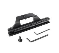 Montura De Mira Transparente For M1A/M14, 15 Ranuras, Riel De Aluminio De 20 Mm, Perfil Bajo Que Permite El Uso De Miras De Hierro, La Placa Lateral Cuenta con Punto De Bloqueo