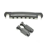 Montura de rodillo de guitarra de titanio Premium for puente, barra de parada de titanio, pieza trasera for Epip-hone for LP(Stop Bar Tailpiece)