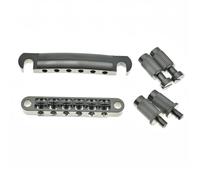 Montura de rodillo de guitarra de titanio Premium for puente, barra de parada de titanio, pieza trasera for Epip-hone for LP(Whole Set)