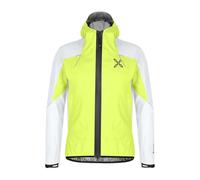 MONTURA Magic 2.0 Jacket MJAT08X4799 Lime Green Color 3-layer Waterproof Shell Jacket Goretex ideal for outdoor activities such as ski mountaineering trekking mountaineering