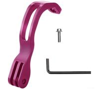 Montura para cámara Acción Aluminio Ligero para compacto Montura | Aleación aluminio, óxido, ligero, compatible luces LED, clima(Flower Red)