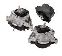 montura para motor Compatible Con BMW X3 F25 X4 F26 20dX N47N 22116850481 22116850482 22316850468 Kit De Montaje De Motor De Soporte De Transmisión Motor Soporte de fijación de Amortiguador(3PCS)