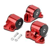 montura para motor,Kit Soporte del Motor Kit de montaje de motor con pernos de 2 orificios para Honda Civic Eg D15 D16 B16 B17 B18(Red)