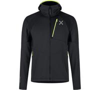 Montura - Ropa para esquí de travesía - Vertigo Octa Hooded Maglia Ardesia/Sunny Lime - Talla M - Negro Negro M