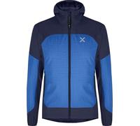MONTURA Seed Hooded Jacket - Chaqueta para hombre, resistente al viento, repelente al agua, para senderismo y escalada, B. Blue/Graphite Blue, L