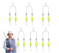 Monturas para Surf Casting - Juego resistente con anzuelos dobles reforzados | Equipo para agua salada, lanzamiento, jigging y arrastre, ideal para viajes, excursiones y con amigos y familia