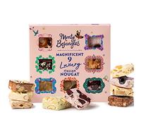 Monty Bojangles Magnífica caja de regalo de 9 turrones (9 piezas de 135 gramos), regalo de lujo, 9 variedades de turrones italianos de lujo, 9 sabores increíbles, paquete de selección de dulces